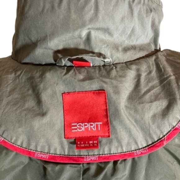 Esprit army green cargo coat size XL - Picture 6 of 6
